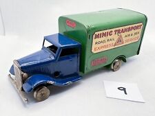 RARE COLOUR TRIANG MINIC CLOCKWORK TINPLATE TRANSPORT DELIVERY VAN TRUCK MODEL