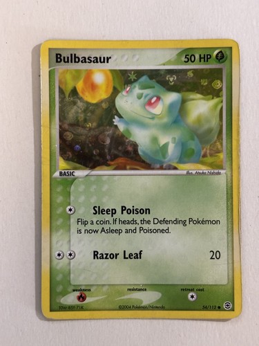 Bulbasaur reverse holo 112 - bulbasaur,