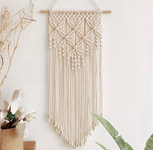 Macrame wall hanging tapestry - macrame,