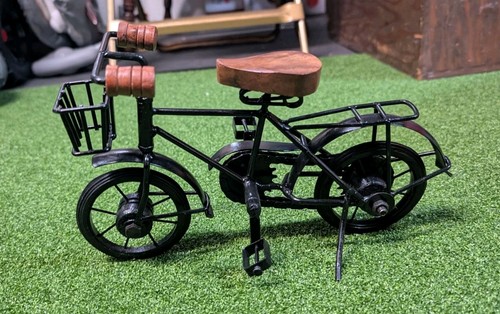 Vintage black metal tandem - black,