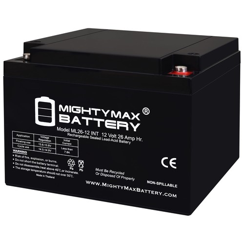 Mighty max 12v 26ah - 12v,