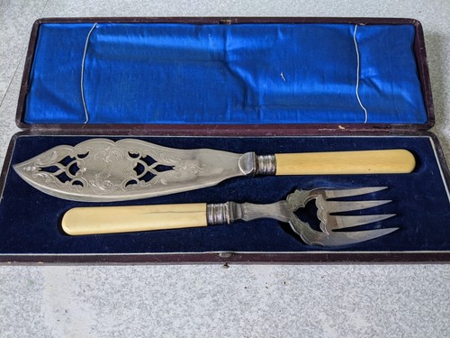 Pair antique cased silver - ,