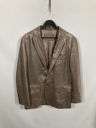 Massimo dutti leather jacket - massimo,