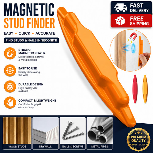Magnetic stud finder - 1/2x,