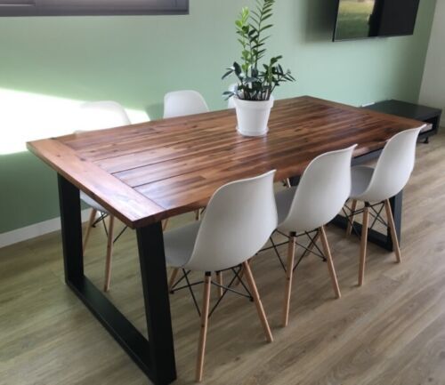 Industrial dining table large - industrial,