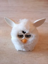RARE!***HASBRO FURBY WHITE SNOWBALL YETI INTERACTIVE ELECTRONIC PET TOY***