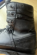 Lows Black Leather Combat GTX