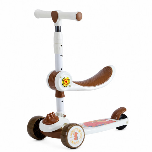 Kids scooter with seat wheel - kids,