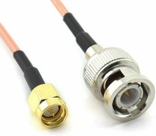 BNC Male to SMA Male Pigtail