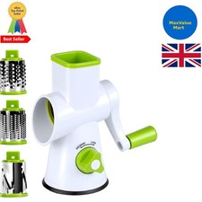 Versatile Vegetable Mandoline Slicer - Dishwasher Safe Grater with Vacuum Base