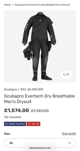 Scubapro evertech dry - scubapro,