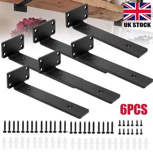 Pack floating shelf brackets - 6,