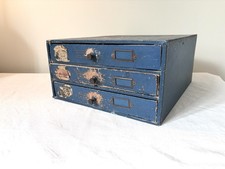 French Brocante find vintage Haberdashery cotton thread drawers counter display