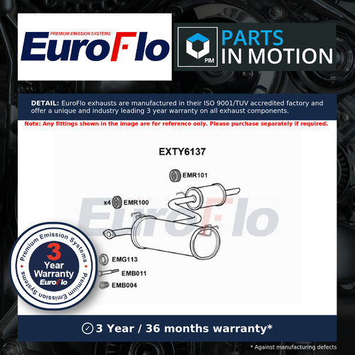 Exhaust back rear box - exhaust,
