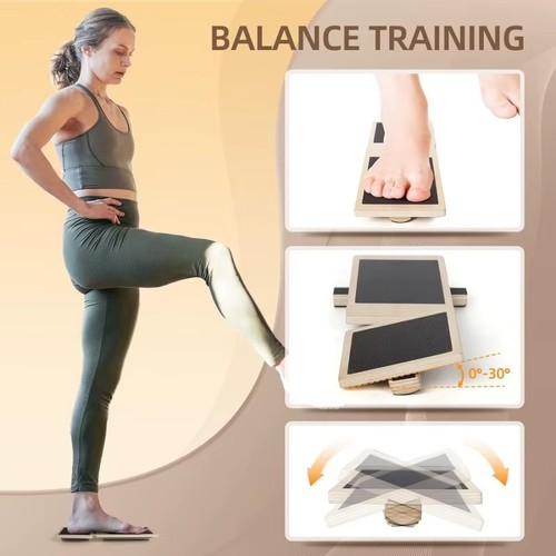 Wood balance board ankle - wood,