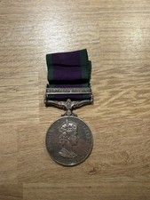 ERII GSM / CSM Northern Ireland medal 24471394 SIG P A Young Royal Signals