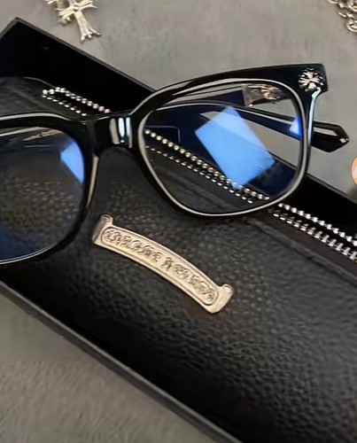 Chrome hearts glasses - chrome, blue