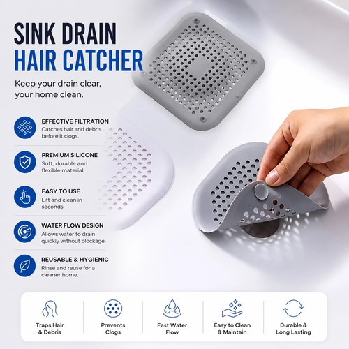 Hair trap shower bath - trap,