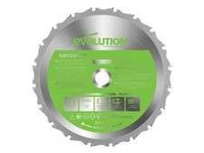 Evolution FURY¨ Multi-Purpose TCT Circular Saw Cutting Tool 210 x 25.4mm x 20T