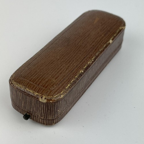Antique brown leather effect - leather,