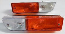 FRONT INDICATOR PARK LIGHTS LAMPS 2PC for DATSUN 1600 510 NISSAN BLUEBIRD SSS