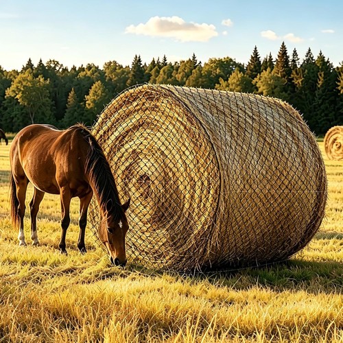 Large round bale hay - hay, for