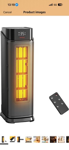 Heater 2000w ptc electric - 2000w,