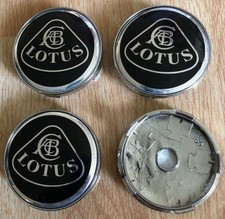 4 pcs Lotus Alloy Wheel Center Cap Hub Centre Caps Brand New 60mm Black Silver