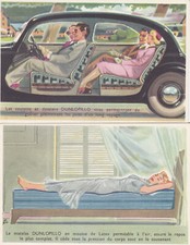 DUNLOPILLO ADVERTISING LOT OF 4 NEW CARDS