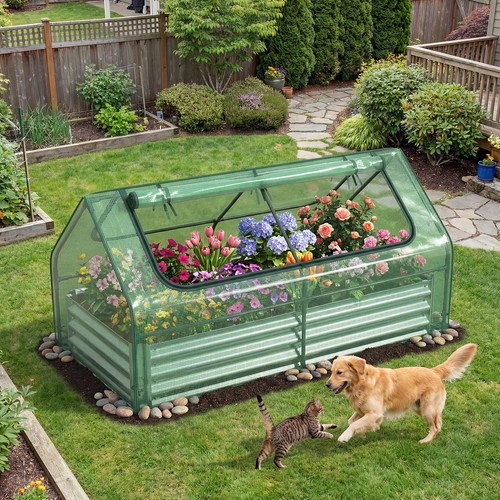 Raised garden bed outdoor - garden,