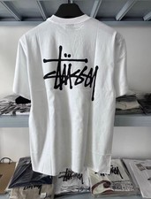 Stussy White Dice T-shirt Size
