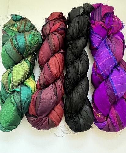 Sari silk ribbon - silk,