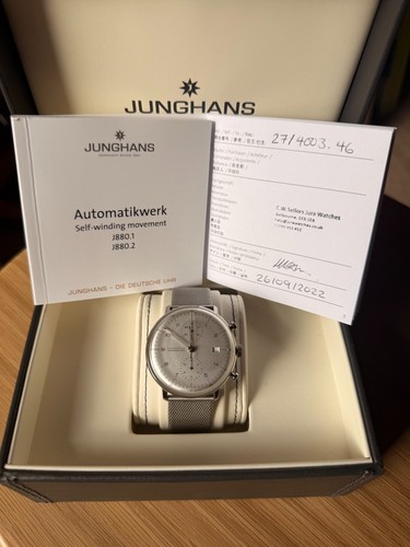 Junghans max bill chronoscope - junghans,