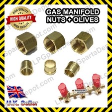 TRUMA gas manifold 8mm Olives