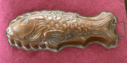 Antique vintage copper tin - vintage,
