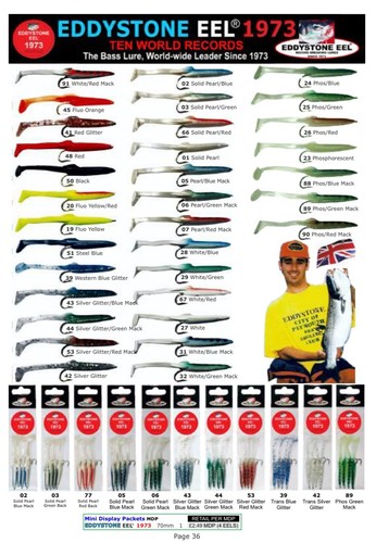 Sandeel fishing lures - pack, of