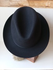 Olney Trilby Fedora Hat Black
