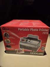 PRINTER LEXMARK P315 DIGITAL PHOTO COLOUR SCREEN USB PORT A6 PAPER PORTABLE