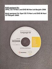 Opel languages language CD for