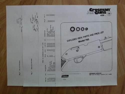 Crosman 760 seal kit - seal, two