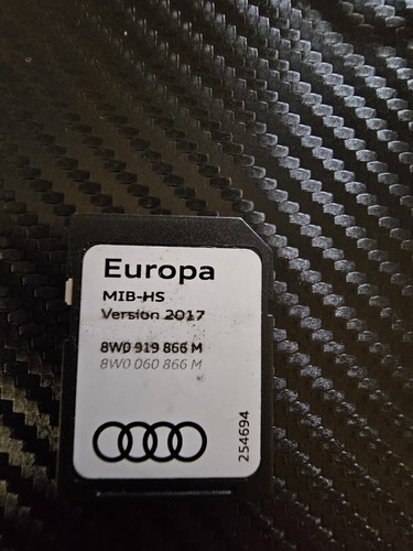 Audi sat nav card - sat, mib-hs