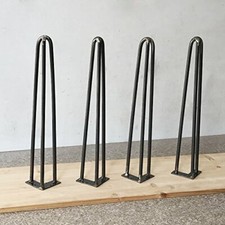 4x Hairpin Legs Furniture / Table / Coffee Table/ Bench 4"8"10"12"14" 16" 28" 34