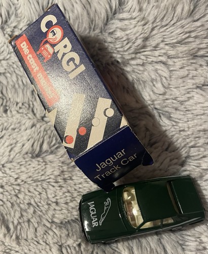Corgi jaguar track car - track,
