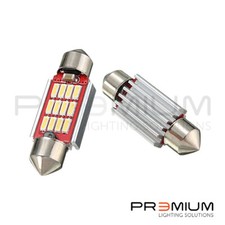 For VW Polo 6N1 6N2 9N 9N3 White Canbus Error Free Number Plate LED Lights Bulbs