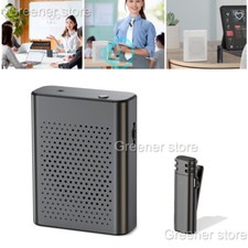 Portable Voice Amplifier with Wireless Lavalier Lapel Microphone Class Outdoor