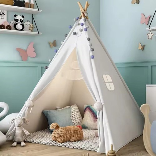 Large canvas kids teepee star - kids,