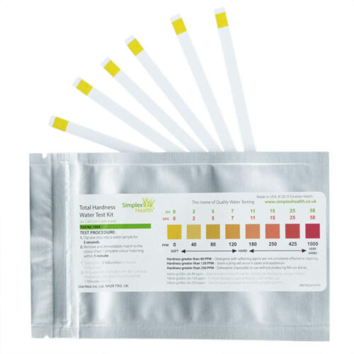 Total water hardness test - water,