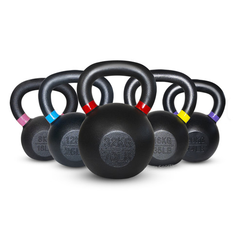 Cast iron kettlebells - iron, 2kg