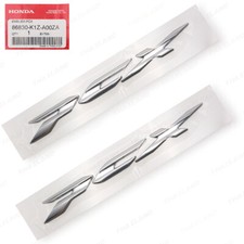 2X Chrome Side Logo Decal