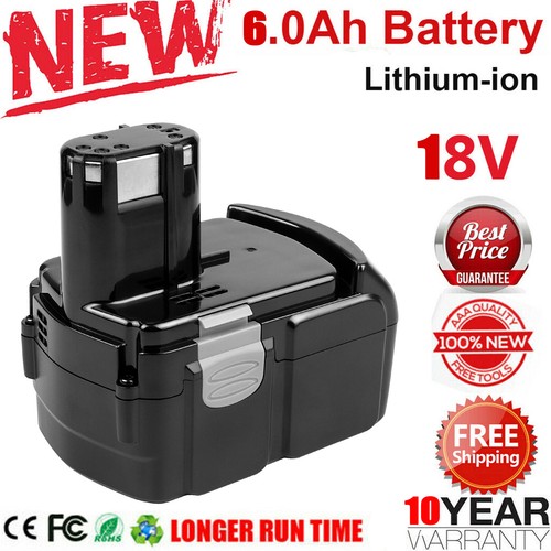 New 18v 0ah - 6.0ah, battery